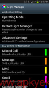 دانلود نرم‌افزار مدیریت تغییر رنگ LED گوشی Light Manager - LED Settings v7.3 اندروید