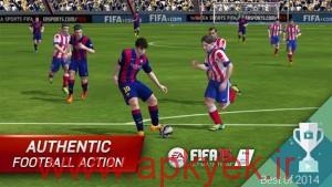 دانلود بازی فوتبال فیفا تیم بی نهایت FIFA 15 Ultimate Team 1.3.1 اندروید