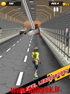 دانلود بازی اسکیت در ترافیک Traffic Skate 3D v1.0.6 اندروید