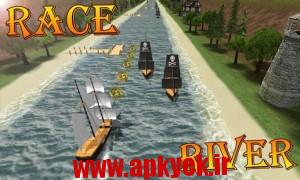 دانلود بازی مسابقه کشتی Turbo River Racing Ship 3D v1.0 اندروید