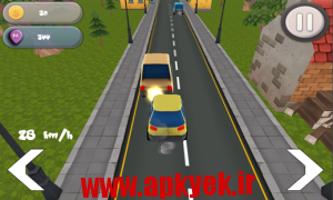 دانلود بازی مسابقه در ترافیک Traffic super racer v1.0 اندروید