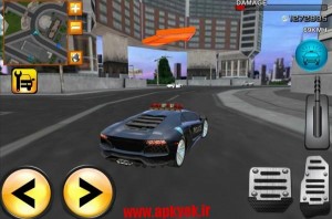 دانلود بازی پلیس دیوانه Mad Police Driver Fury 3D 1.2 اندروید مود شده