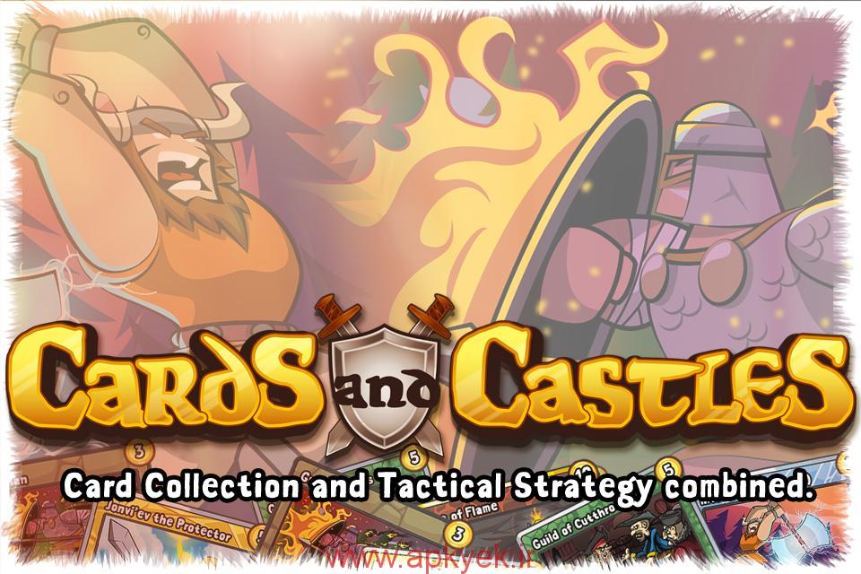 دانلود بازی استراتژیکی Cards and Castles v2.2.17 اندروید