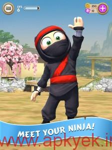 دانلود بازی نینجا دست و پا چلفتی Clumsy Ninja 1.18.0 اندروید