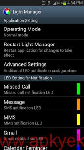 دانلود نرم‌افزار مدیریت تغییر رنگ LED گوشی Light Manager – LED Settings v7.6 اندروید