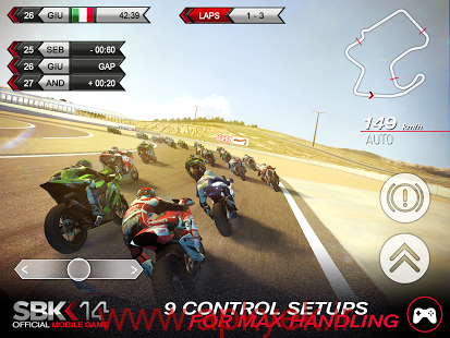 دانلود بازی مسابقه موتور SBK14 Official Mobile Game 1.4.5 اندروید