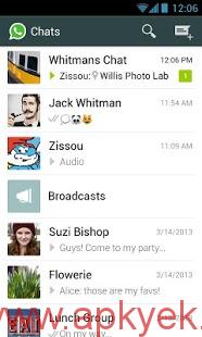 دانلود نرم‌افزار واتس اپ WhatsApp Messenger v2.12.462 اندروید