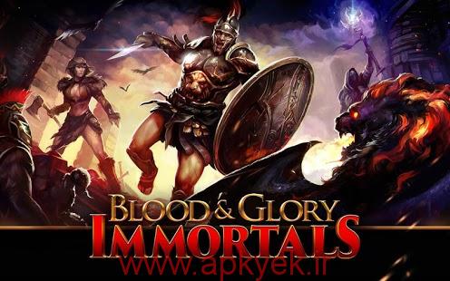 دانلود بازی جنگ برای جاودانگی BLOOD & GLORY: IMMORTALS v1.0.0 اندروید