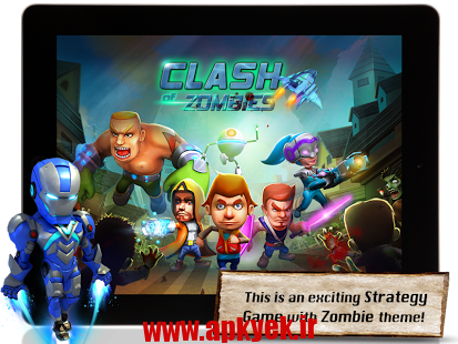 دانلود بازی درگیری زامبی Apoc Wars: Zombies Clash 2.0 اندروید