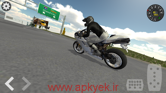دانلود بازی موتور سیکلت های سرعتی Extreme Motorbike Racer 3D v2.2 اندروید