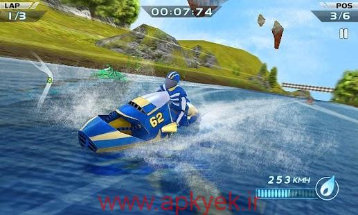 دانلود بازی قایق سواری Powerboat Racing 3D 1.3 اندروید