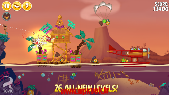دانلود بازی فصل پرندگان خشمگین Angry Birds Seasons 5.2.0 اندروید مود شده