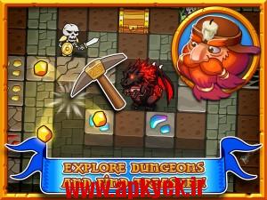 دانلود بازی معدن طلا Mine Quest – Craft and Fight 1.1 اندروید انلاک شده