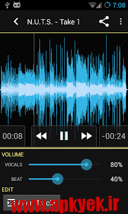 دانلود نرم‌افزار ضبط حرفه ای صدا Tune Me pro 2.1.9 اندروید