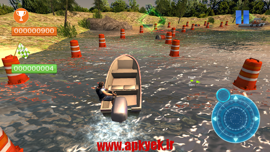 دانلود بازی پارک آبی Speed Boat Parking 3D 2015 v1.0 اندروید