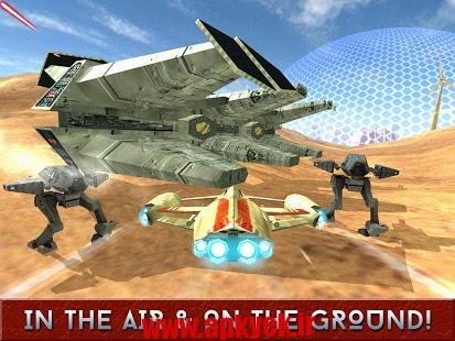 دانلود بازی ﺁﻟﻔﺎ ﺍﺳﮑﺎﺩﺭﺍﻥ Alpha Squadron 2 v1.01 اندروید مود شده