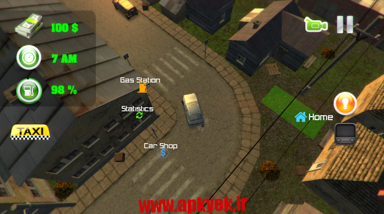 دانلود بازی تاکسی درایور Grand Taxi Driver 3D v1.02 اندروید