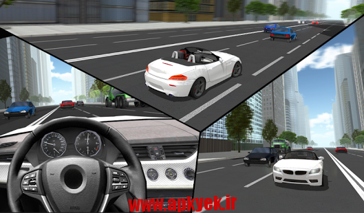دانلود بازی مسابقه در بزرگراه Highway Racer v1.02 اندروید
