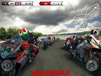 دانلود بازی مسابقه موتور سواری SBK15 Official Mobile Game 1.2.0 اندروید مود شده