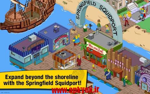 دانلود بازی سیمپسونها The Simpsons™: Tapped Out v4.15.0 اندروید مود شده