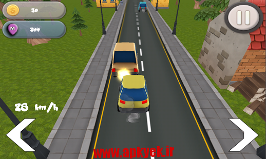 دانلود بازی مسابقه در ترافیک Traffic super racer v1.0 اندروید