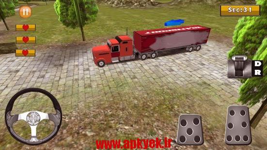 دانلود بازی کامیون ویلر 18 Wheeler Truck Simulator v1.1 اندروید