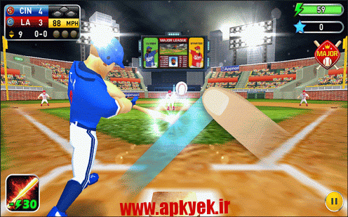 دانلود بازی پادشاه بیس بال Baseball Kings 2015 ! v1.5 اندروید مود شده