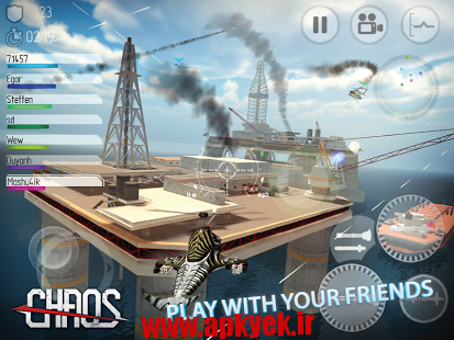 دانلود بازی مبارزه هلیکوپتر CHAOS Combat Helicopter HD #1 v6.2.9 اندروید مود شده