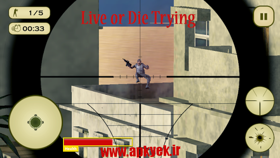 دانلود بازی تیراندازی کویر Desert Sniper Shooting 3D v1.1 اندروید