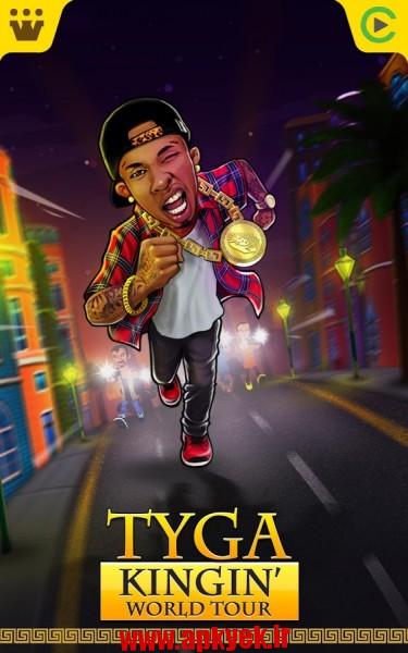 دانلود بازی تور جهانی Tyga – Kingin’ World Tour 1.3 اندروید مود شده