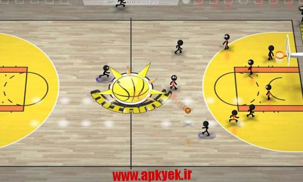دانلود بازی بسکتبال استیک من Stickman Basketball 1.3 اندروید