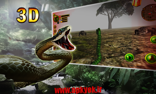 دانلود بازی پایتون وحشی Wild Python Hunt 3D 1.0 اندروید