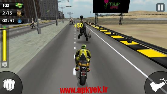 دانلود بازی حمله موتور سواران Bike Attack Race : Stunt Rider 4.2 اندروید