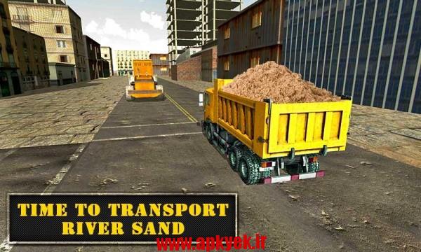 دانلود بازی انتقال شن River Sand Excavator Simulator 1.0 اندروید