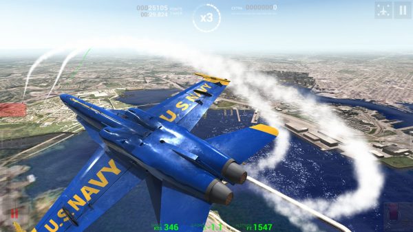 دانلود بازی اکروباتیک سیم Blue Angels – Aerobatic SIM v1.0 اندروید